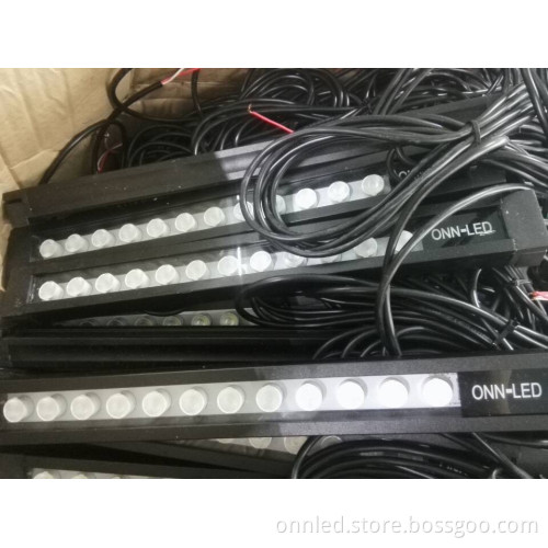 m9t 12w Black aluminum Waterproof led machine bar light